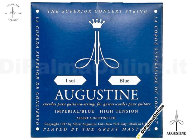 Corde Per Chitarra Classica Augustine Imperial Blue High tension