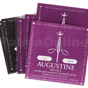 Corde Per Chitarra Classica Augustine Regals black High tension