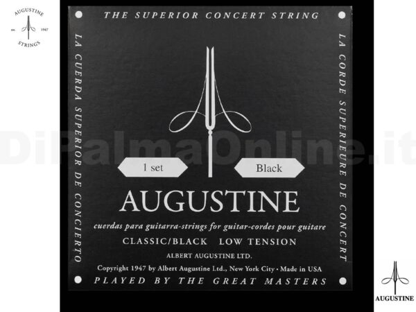 Corde Per Chitarra Classica Augustine classic black low tension