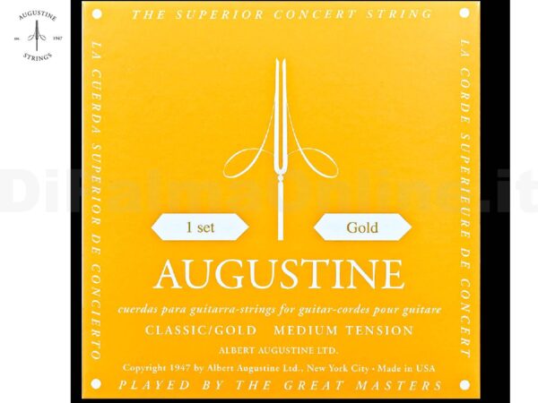Corde Per Chitarra Classica Augustine classic gold medium tension