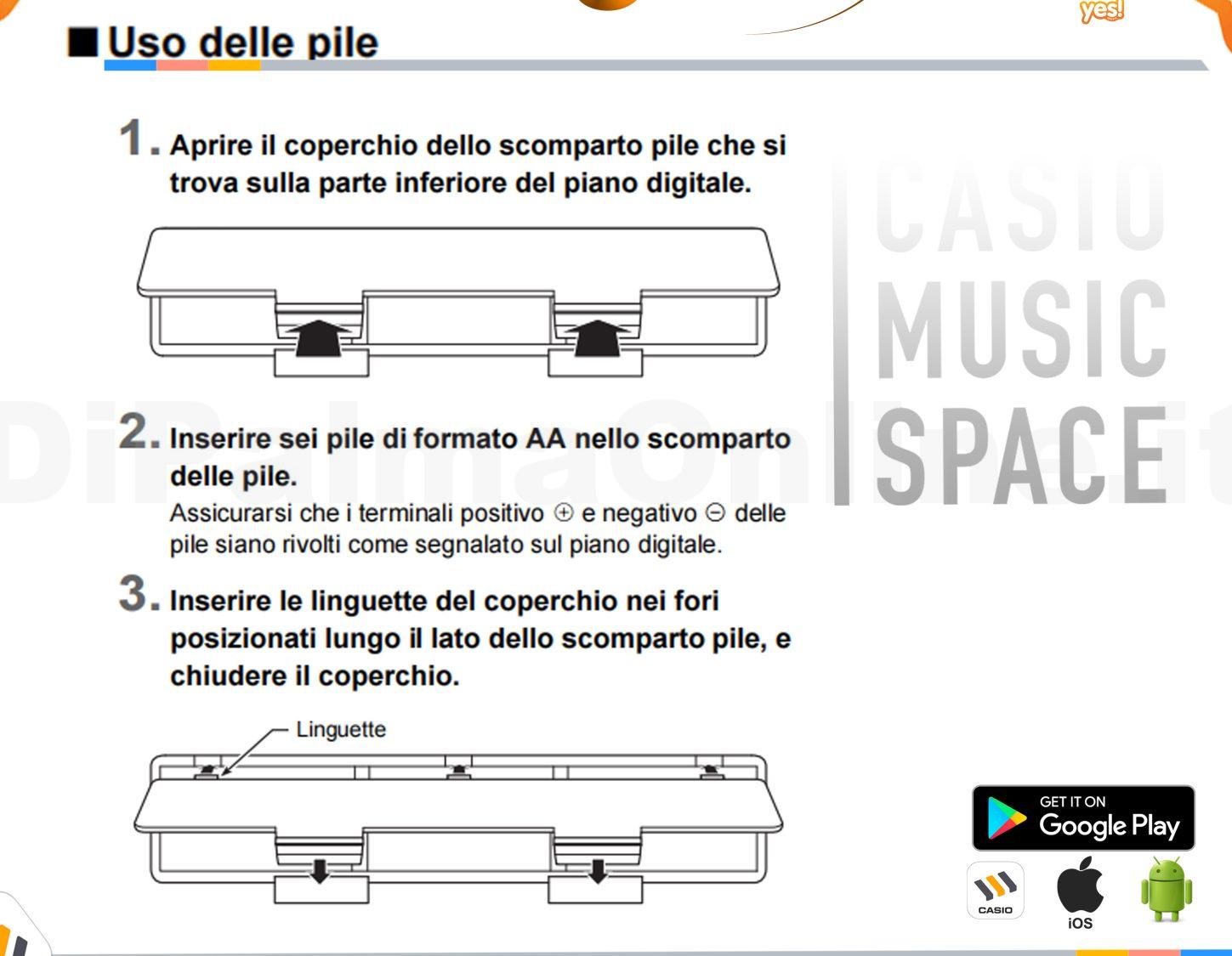Pianoforte 88 Tasti Casio CDP-S110 Bk img5
